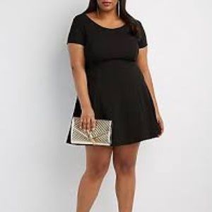 Scoop Neck Skater Dress